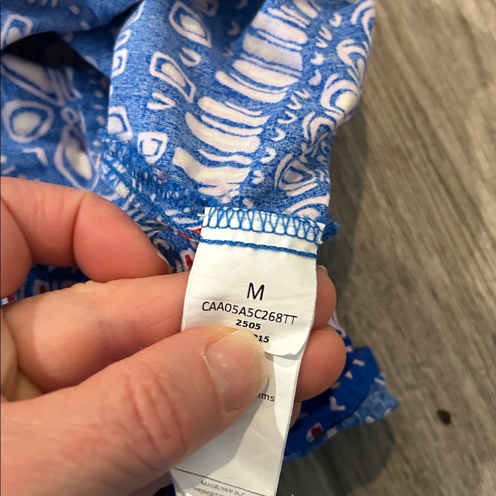 Cupshe Blue and Pink Patterned Dress - Picture 4 of 4